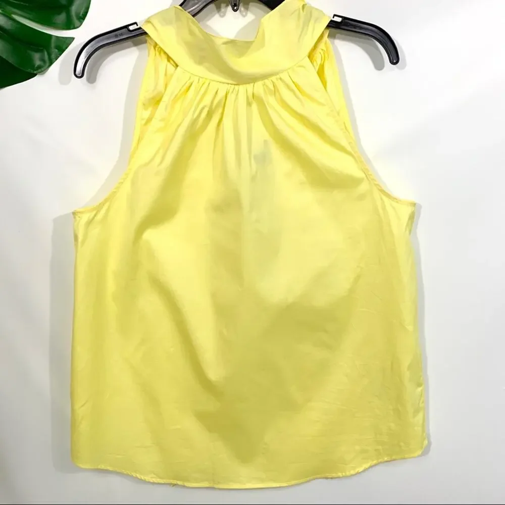 J. Crew Oxford Sleeveless Bow Tie Blouse Top Style G4903 NWT